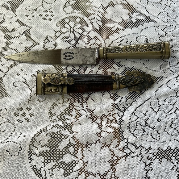 VINTAGE Argentinian Alpaca Gaucho Boot Knife - Picture 5 of 9